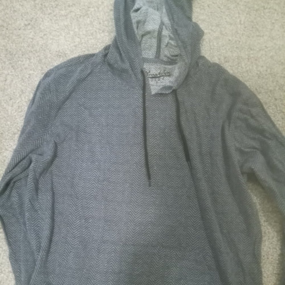 Blue hoodie